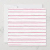 Roze Pompoen Is Twee Verjaardagsbloemen Kaart (Achterkant)