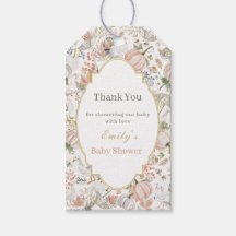 Roze Pompoen Kalkoen Baby Shower Bedankjes
