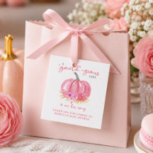 Roze Pompoen Meisje Baby Shower