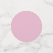 Roze Pompoen met zwarte strik Confetti (Kleine voorkant)