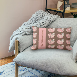 Roze Pompoen Oogst Thanksgiving Cadeaus Kussen