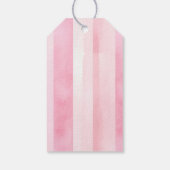 Roze Pompoen "Peek a Boo" Baby shower Gift Label Cadeaulabel (Achterkant)