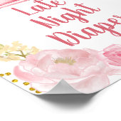 Roze pompoen Vrachtwagen Late Night Diapers Sign P Poster (Hoek)