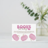 Roze pompoenboeken voor Baby Enclosure Kaart (Staand voorkant)
