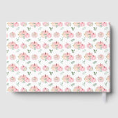 Roze pompoenen Baby shower Gastenboek (Achterkant)