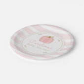 Roze pompoenen Baby shower Papier Bord (Gekanteld)
