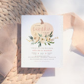 Roze pompoenen Baby shower roze goudprijs