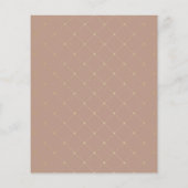 Roze pompoenen Baby shower roze goudprijs (Achterkant)