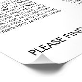 Roze pompoenen Baby shower Zitkuur Perfect Poster (Hoek)