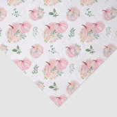 Roze Pompoenen Bloemen Tissuepapier (Detail)