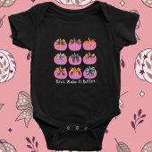 Roze Pompoenen en Coquette Strikken Romper