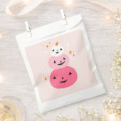 Roze pompoenen Halloween Bedankzakje (Geknipt)