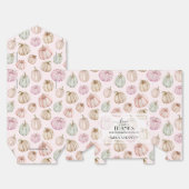 Roze Pompoenen Meisje Baby shower Groot Bedankdoosjes (Ongevouwen)