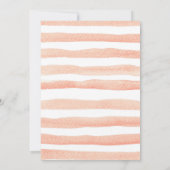 Roze pompoenherfst eerste uitnodiging van één dag (Achterkant)