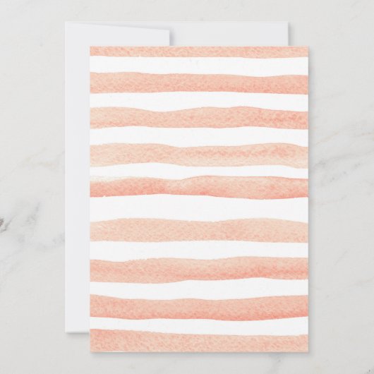 Roze pompoenherfst eerste uitnodiging van één dag (Achterkant)