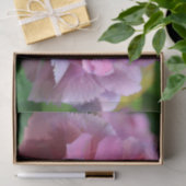 Roze Pompom Hydrangea Hortensia Bloem Tissuepapier (Geschenk)
