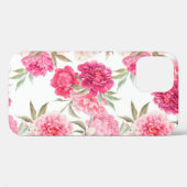 Roze pony bloemen naadloos patroon Case-Mate iPhone case (Achterkant (horizontaal))