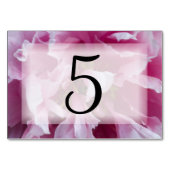 Roze pony-bloknummers kaart (Voorkant)