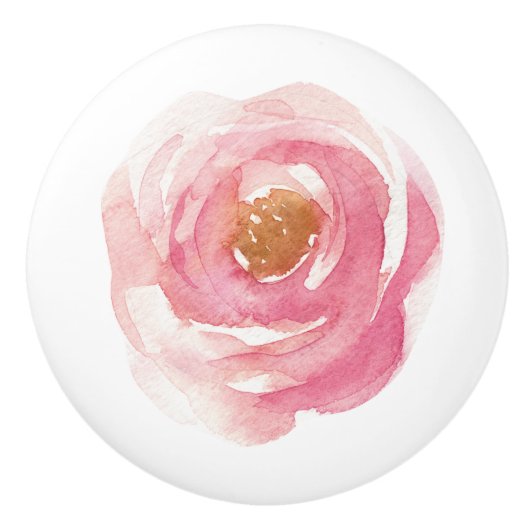 Roze pony Ceramic Drawer Pull Keramische Knop (Voorkant)