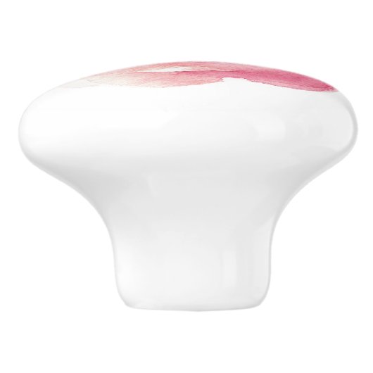Roze pony Ceramic Drawer Pull Keramische Knop (Zijkant)