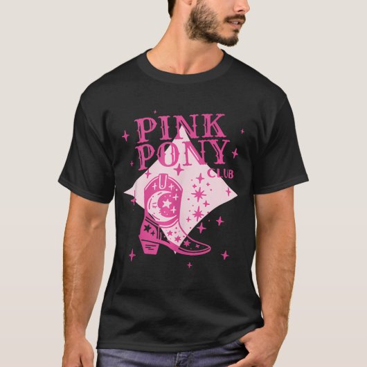 Roze Pony Club C.R Western T-shirt (Voorkant)