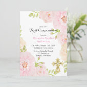 Roze pony Gold Cross First Community Kaart (Staand voorkant)