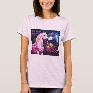 Roze Pony in een Club T-shirt