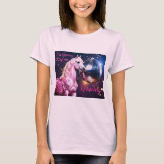 Roze Pony in een Club T-shirt