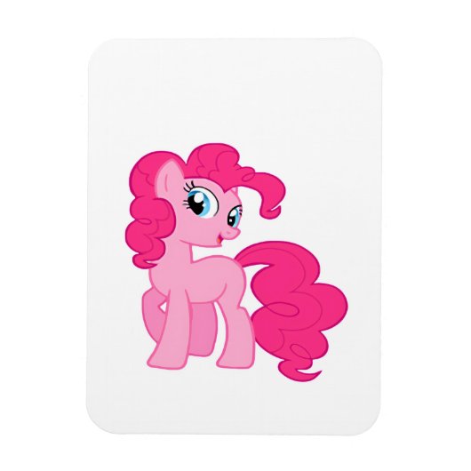 roze pony magneet (Verticaal)