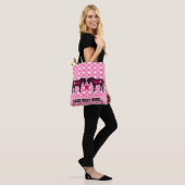 Roze Pony op maat Tote Bag (Op model)