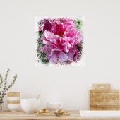 *~* Roze pony Painting Artistic Artsy AR1 Poster (Keuken)