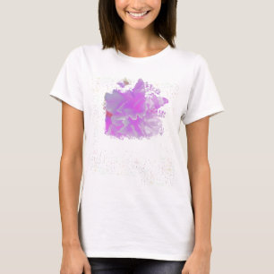 *~* Roze pony Painting Butterfly AR3 Vrouw T-shirt