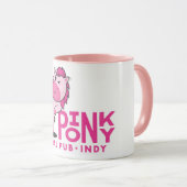 Roze Pony Pedal Pub Indy Mok (Voorkant rechts)