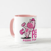 Roze Pony Pedal Pub Indy Mok (Voorkant links)
