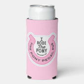 Roze Pony Pedal Pub Indy Seltzer Blikjeskoeler (Seltzer Voorkant)