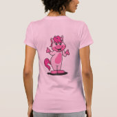 Roze Pony Pedal Pub T-shirt (Achterkant)