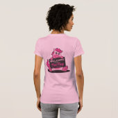 Roze Pony Pedal Pub T-shirt (Achterkant volledig)