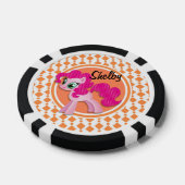 Roze Pony Poker Chips (Enkel)