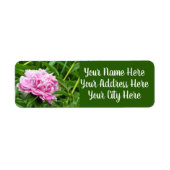  Roze Pony Return Address Label (Voorkant)