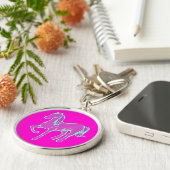 Roze Pony Sleutelhanger (Zijkant)