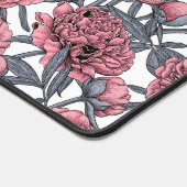 Roze pony-tuin bureaumat (Hoek)