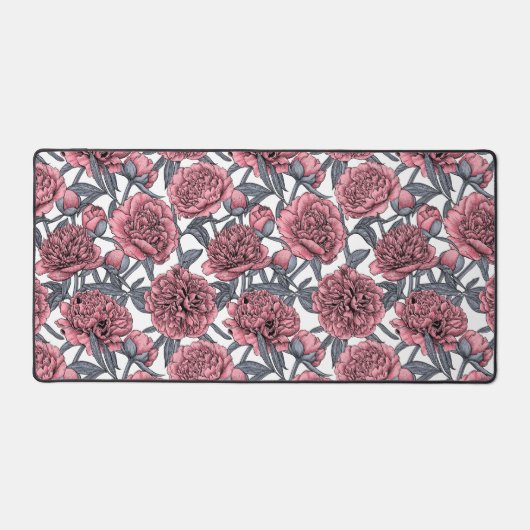 Roze pony-tuin bureaumat (Voorkant)