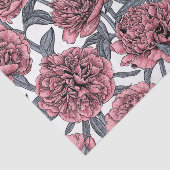 Roze pony-tuin tissuepapier (Detail)