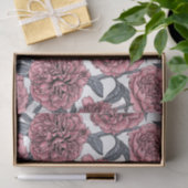 Roze pony-tuin tissuepapier (Geschenk)