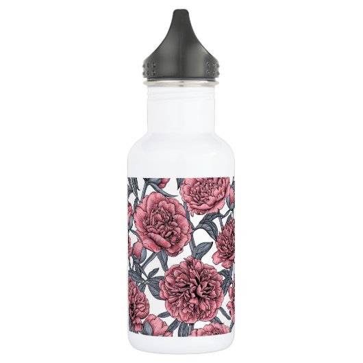 Roze pony-tuin waterfles  (Links)