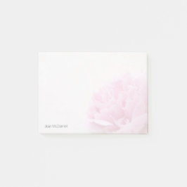 Roze pony uitzicht vervaagt post-it® notes