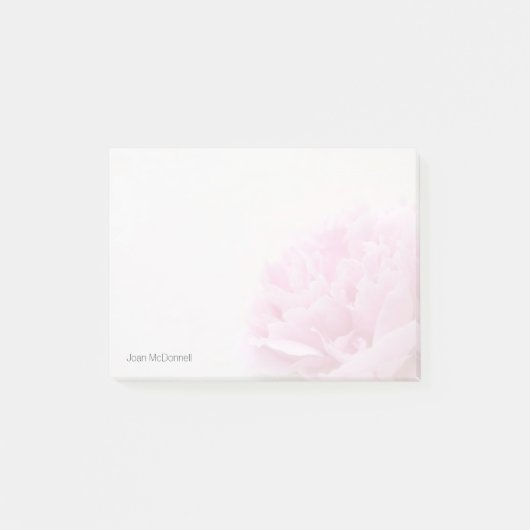 Roze pony uitzicht vervaagt post-it® notes (Voorkant)