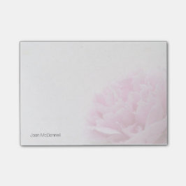 Roze pony uitzicht vervaagt post-it® notes