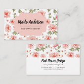  roze pony Visitekaartje (Voorkant / Achterkant)