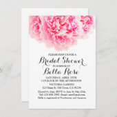 Roze pony zilvergrijs vrijgezellenfeest nodigt pon kaart (Voorkant / Achterkant)